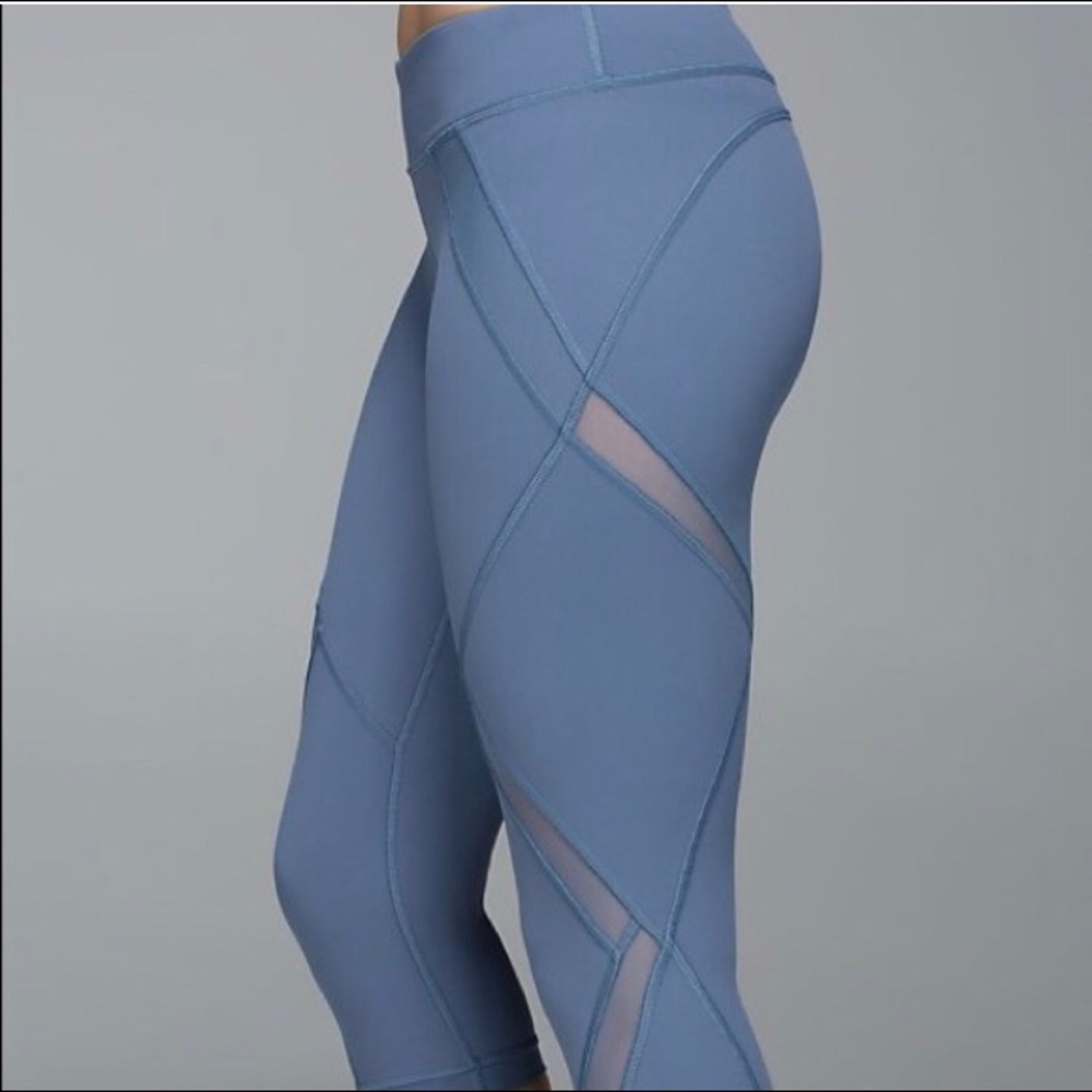Lululemon cropped mesh leggings